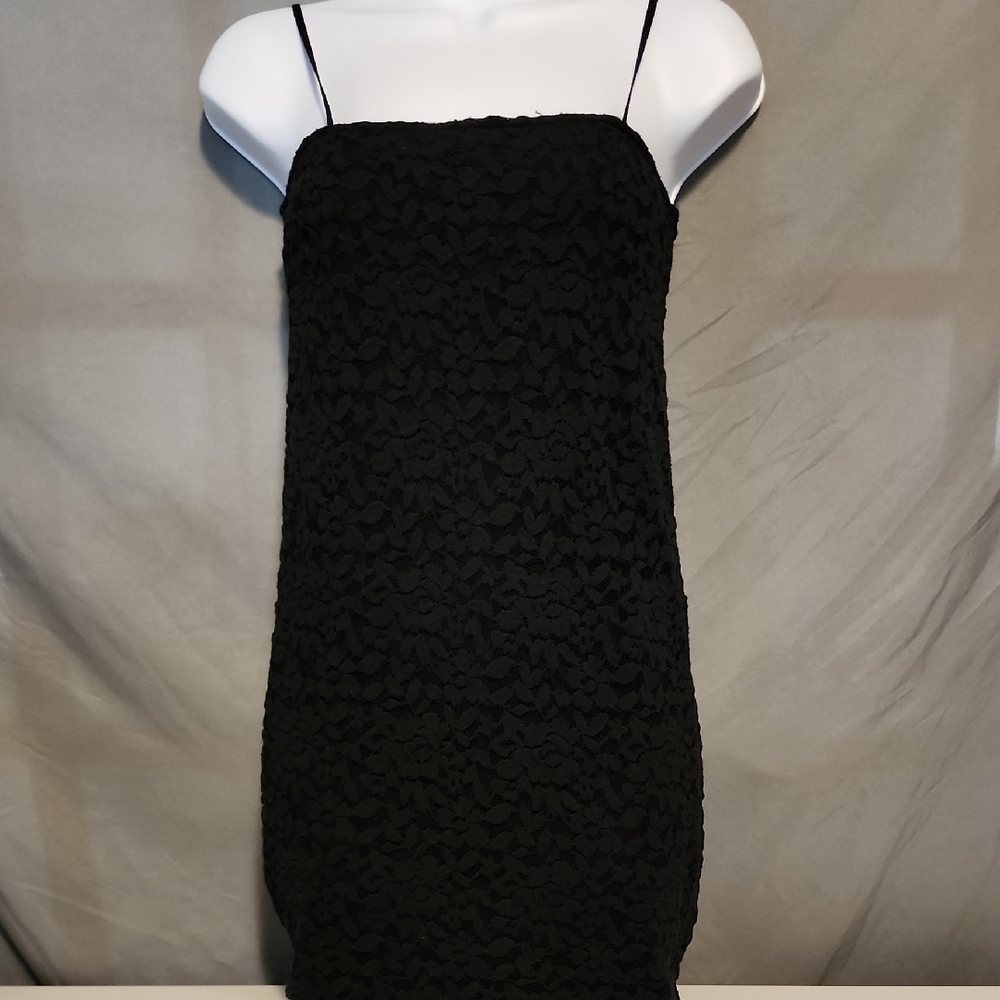 Zara Trendy Mini Black Dress In MED - Picture 3 of 7